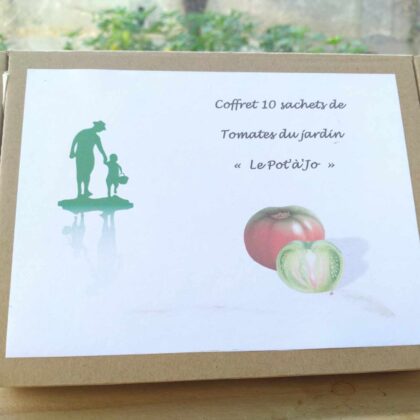 Coffret 10 sachets de graines de tomates du jardin le Pot'à'Jo